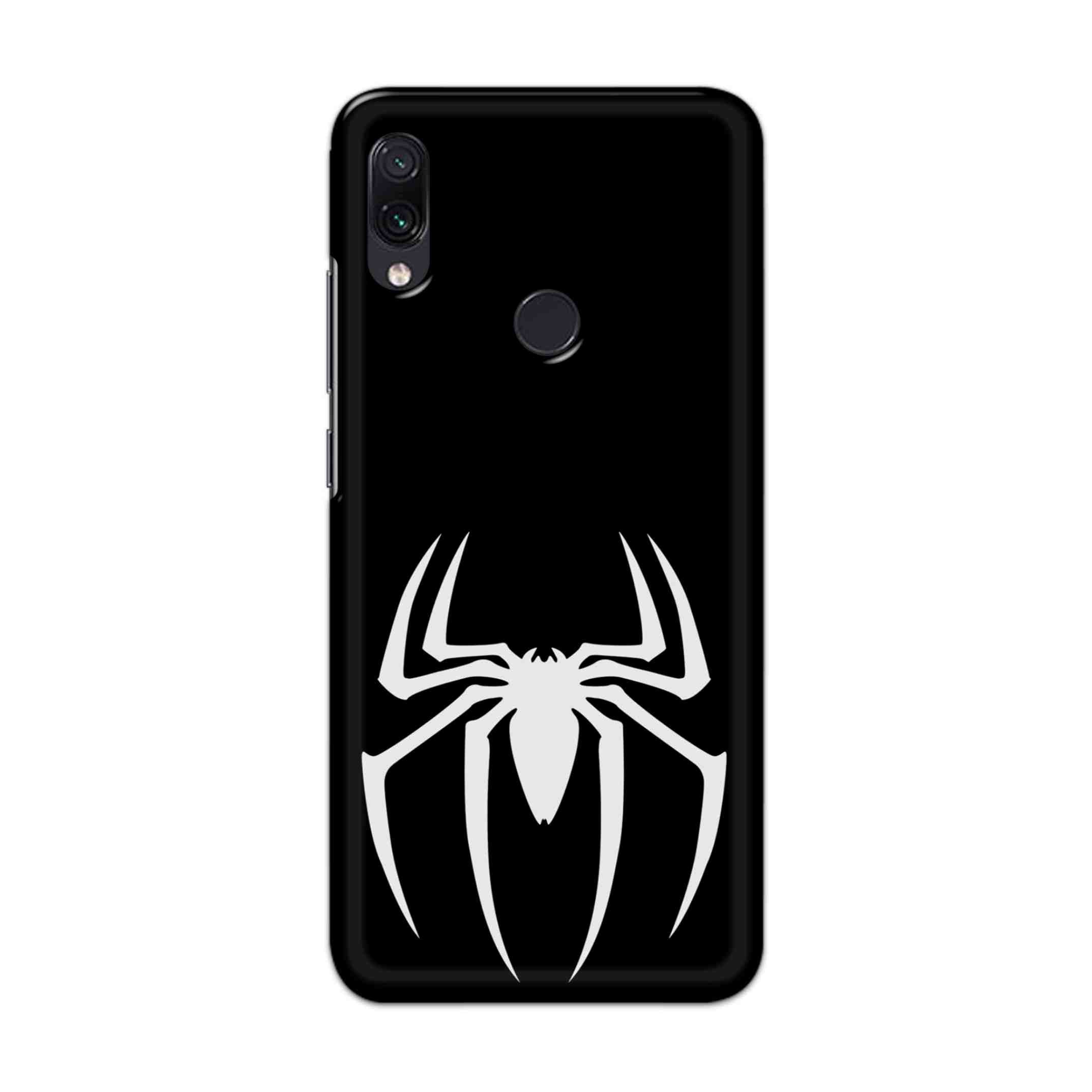 Buy Black Spiderman Logo Hard Back Mobile Phone Case Cover For Xiaomi Redmi 7 Online