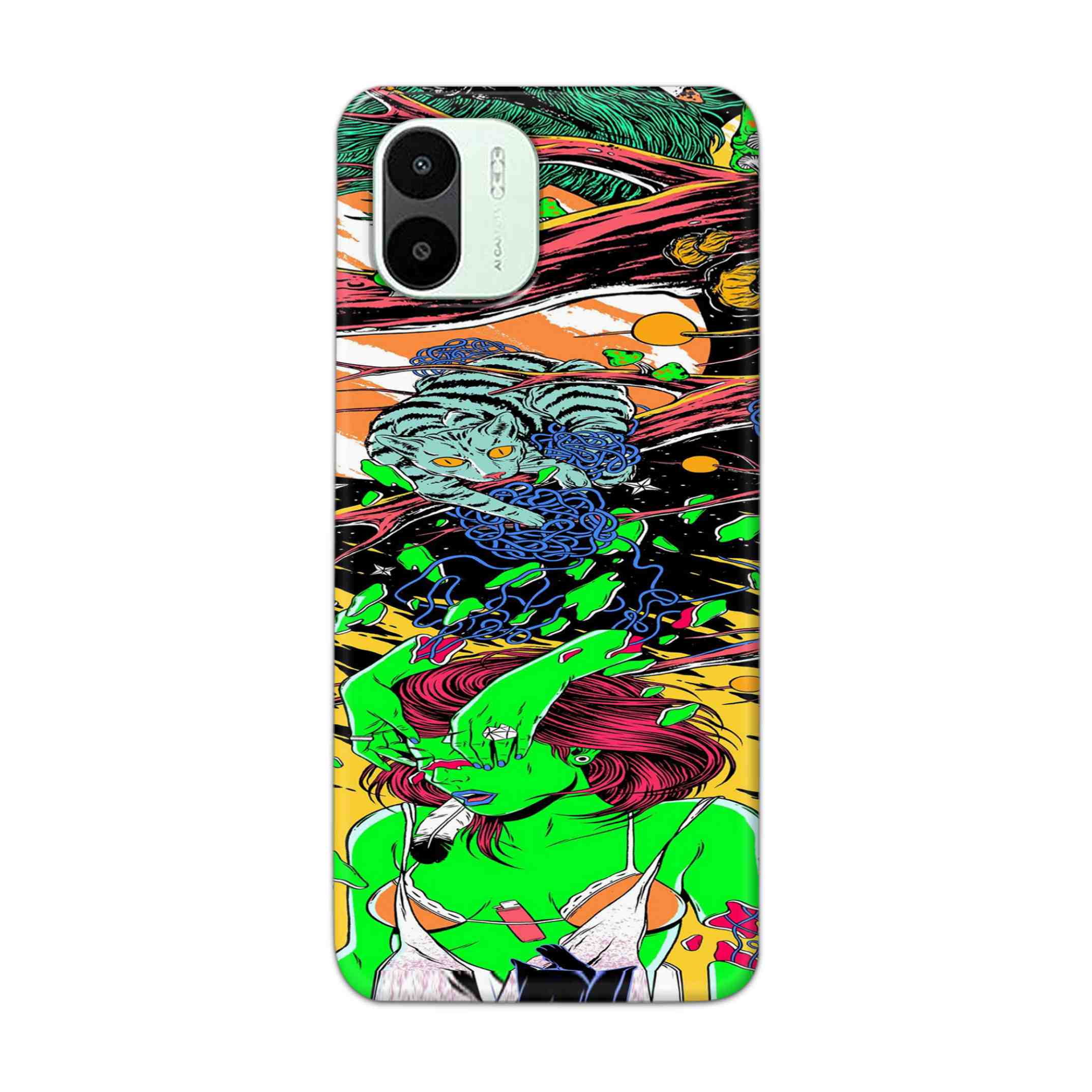 Buy Green Girl Art Hard Back Mobile Phone Case Cover For Xiaomi Redmi A1 5G Online