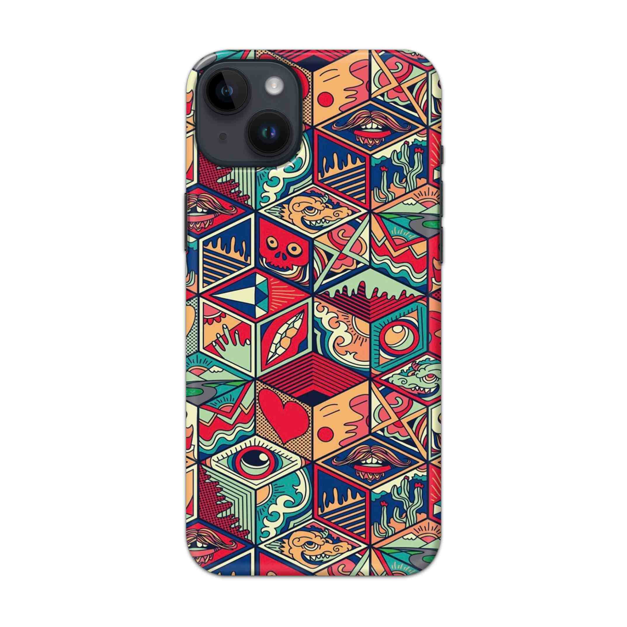 Buy Face Mandala Hard Back Mobile Phone Case/Cover For iPhone 14 Plus Online