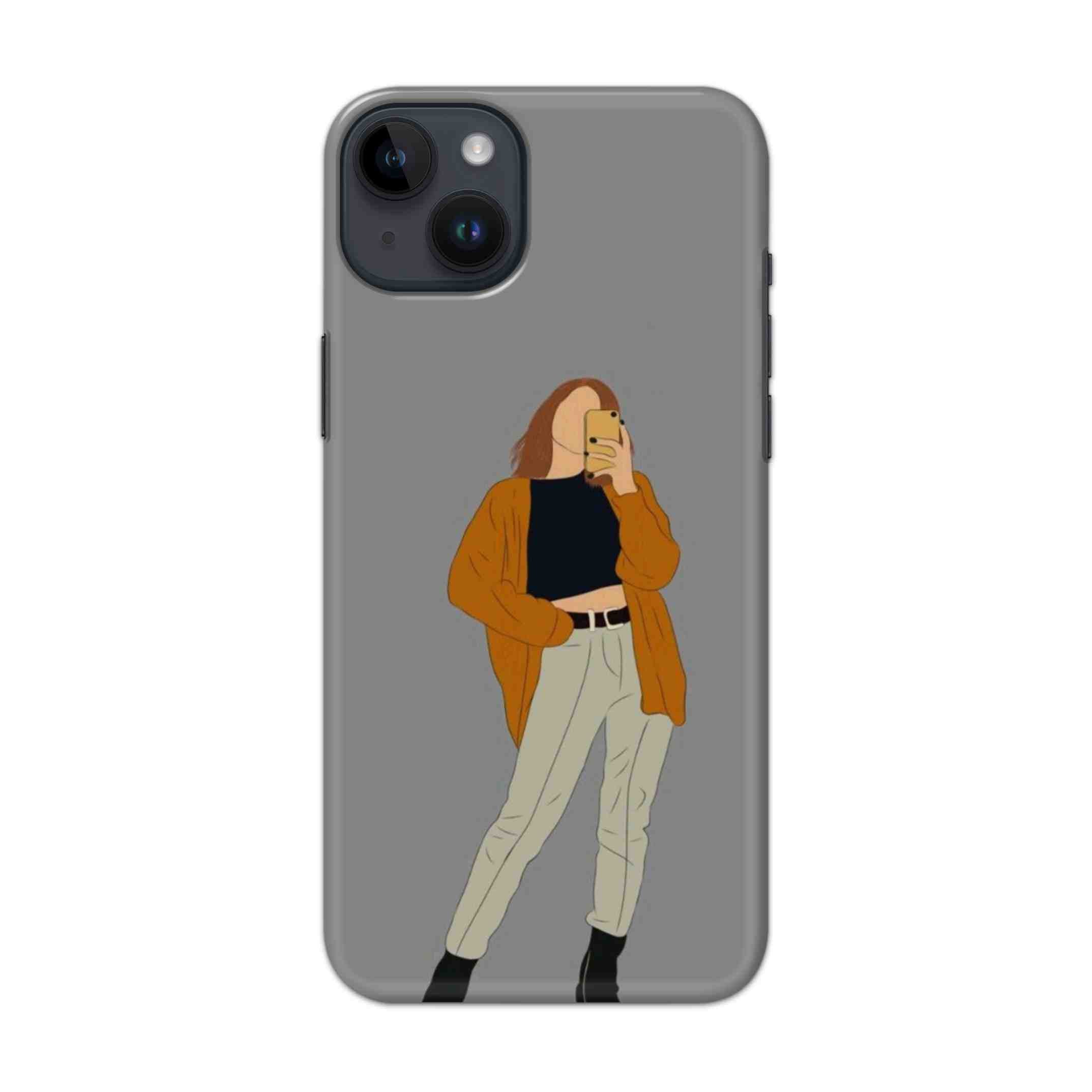 Buy Selfie Girl Hard Back Mobile Phone Case Cover For iPhone 14 Plus Online