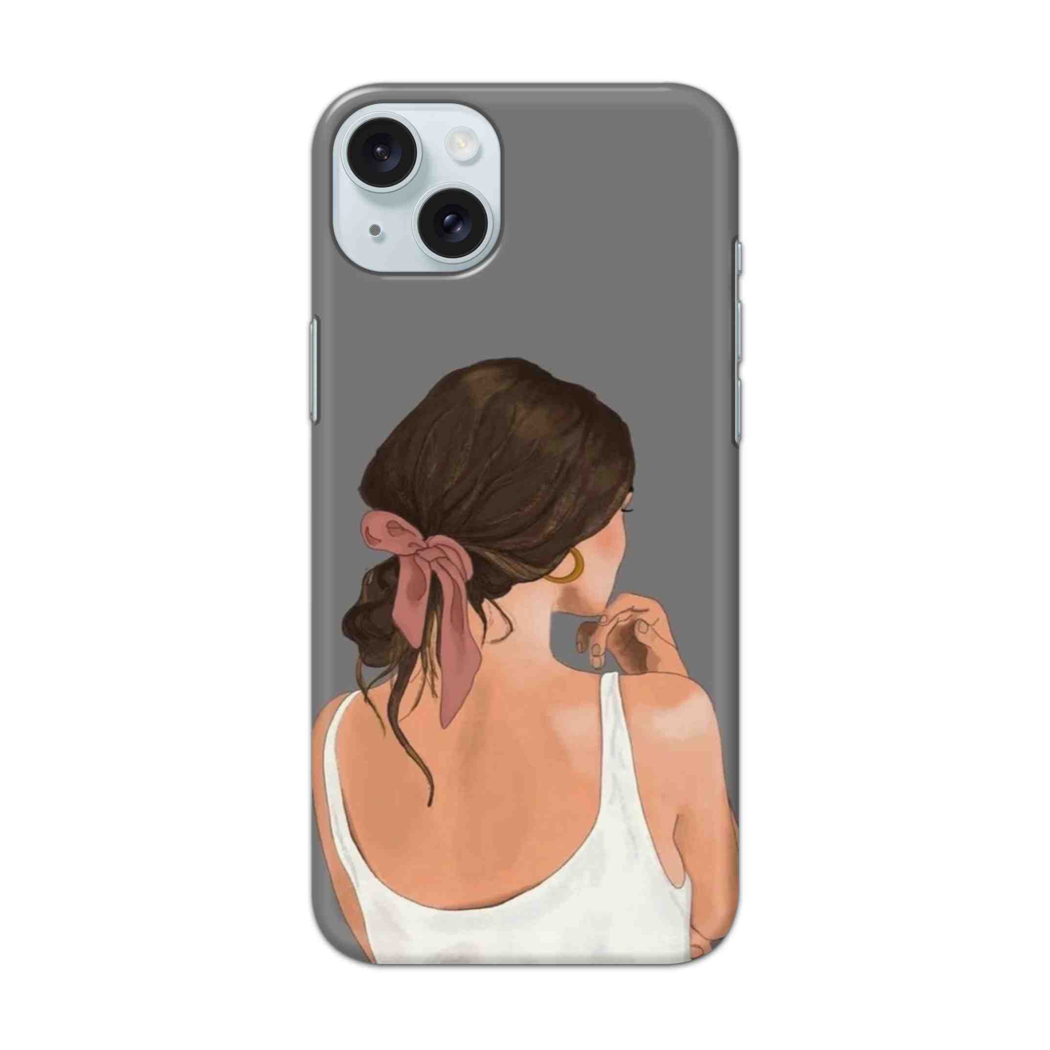 Buy Thinking Girl Hard Back Mobile Phone Case Cover For Apple iPhone 15 Plus Online