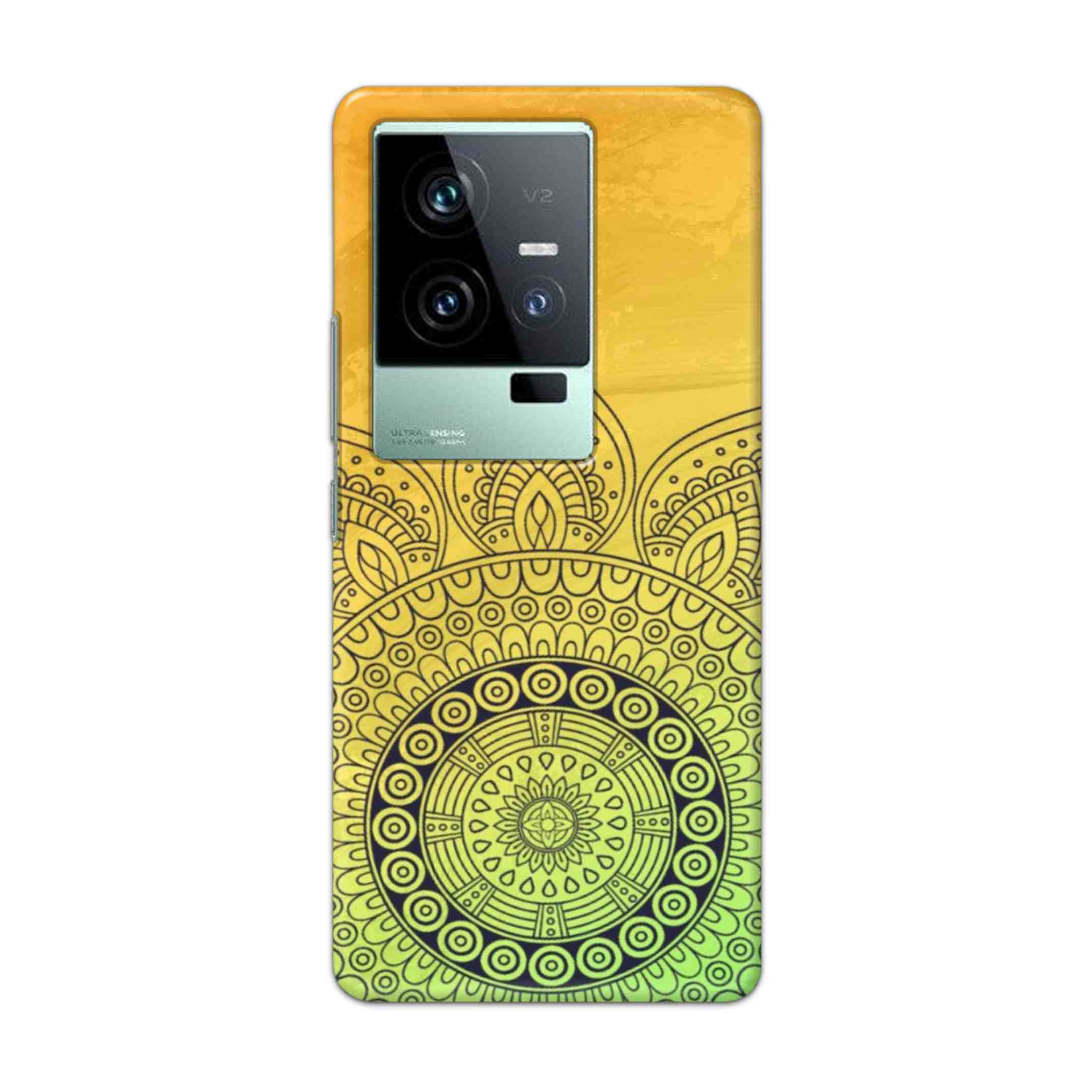Buy Yellow Rangoli Hard Back Mobile Phone Case Cover For iQOO 11 5G Online