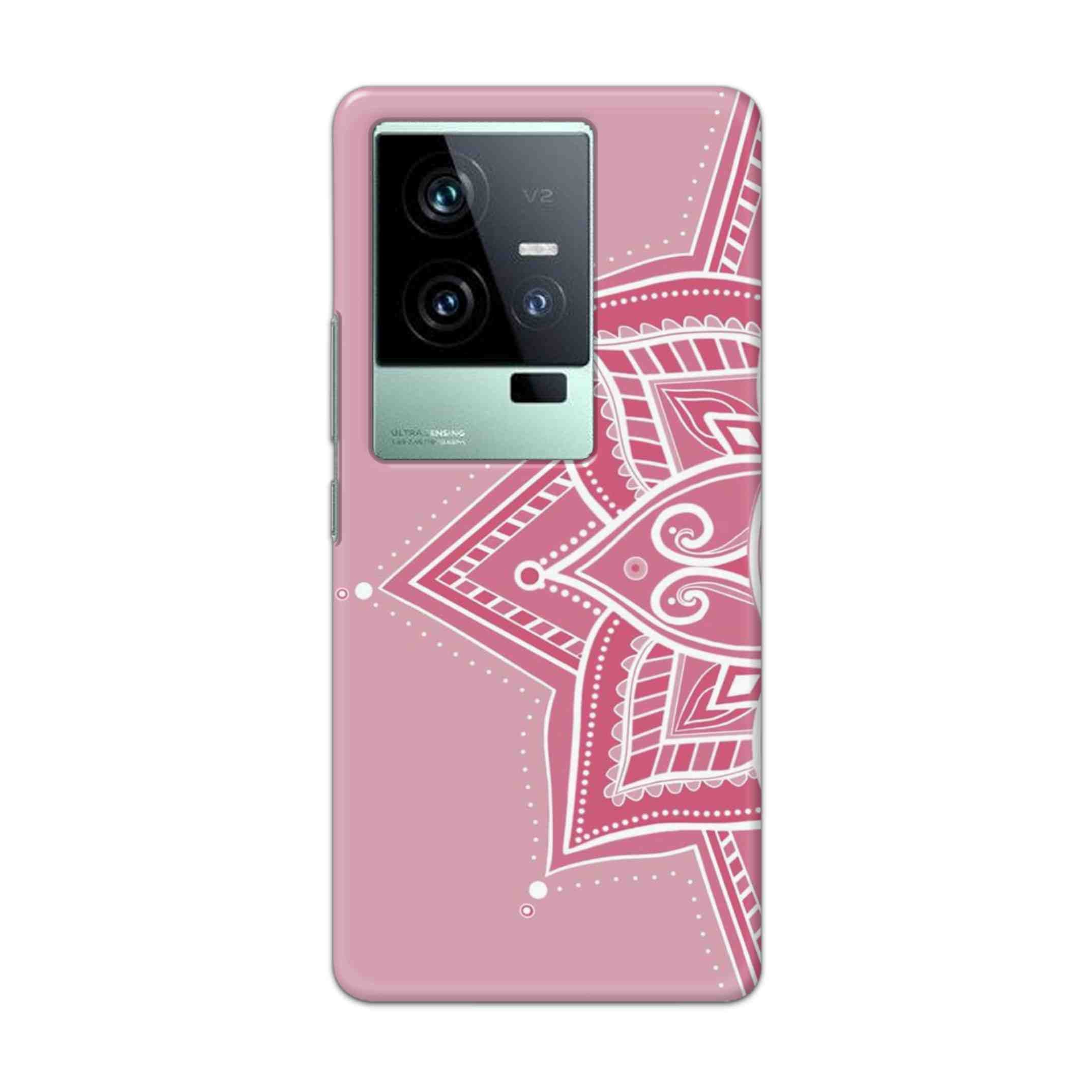 Buy Pink Rangoli Hard Back Mobile Phone Case Cover For iQOO 11 5G Online