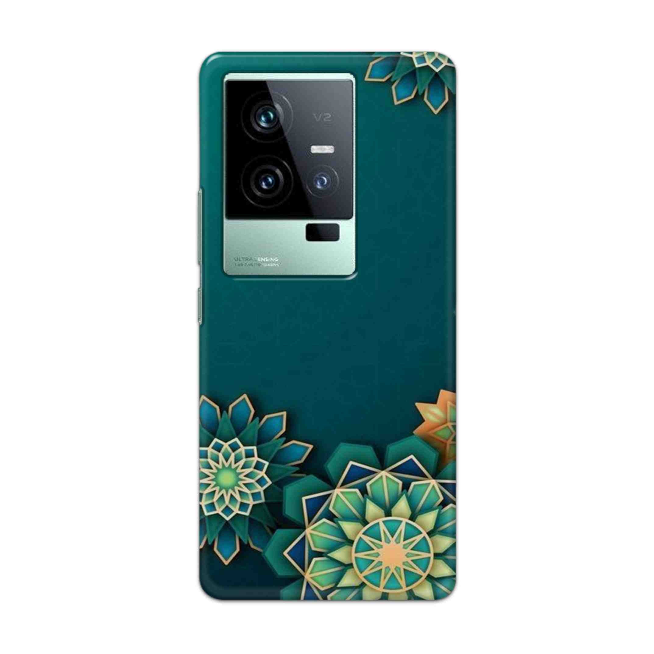 Buy Green Flower Hard Back Mobile Phone Case Cover For iQOO 11 5G Online
