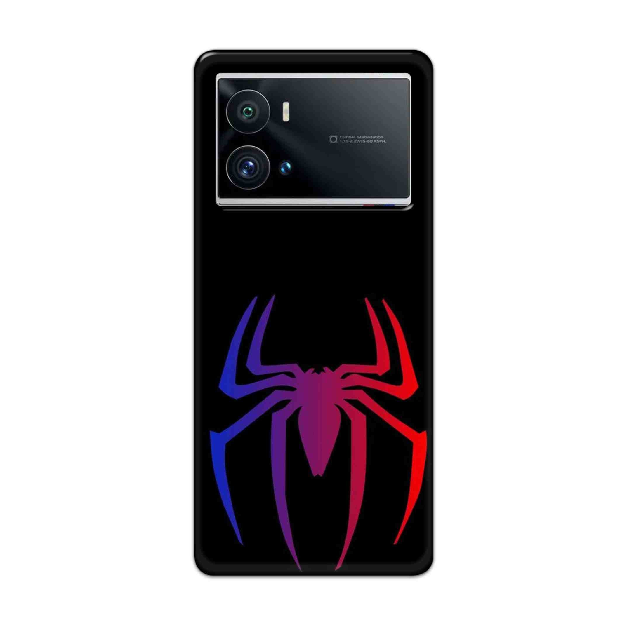 Buy Neon Spiderman Logo Hard Back Mobile Phone Case Cover For iQOO 9 Pro 5G Online