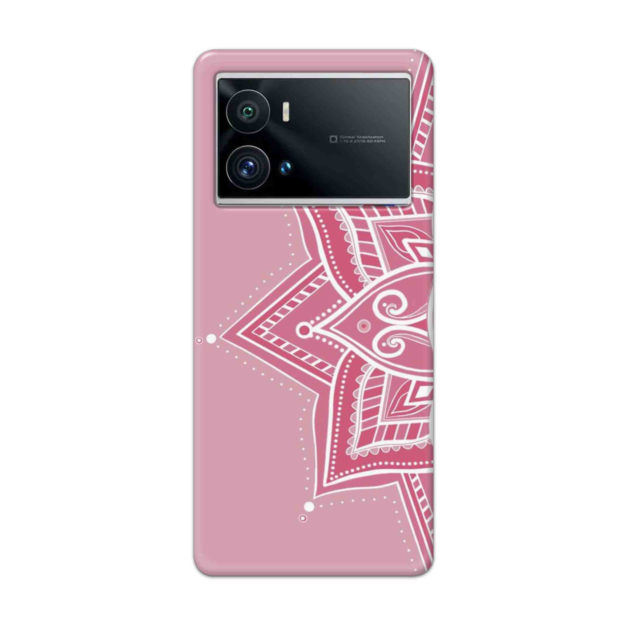 Buy Pink Rangoli Hard Back Mobile Phone Case Cover For iQOO 9 Pro 5G Online