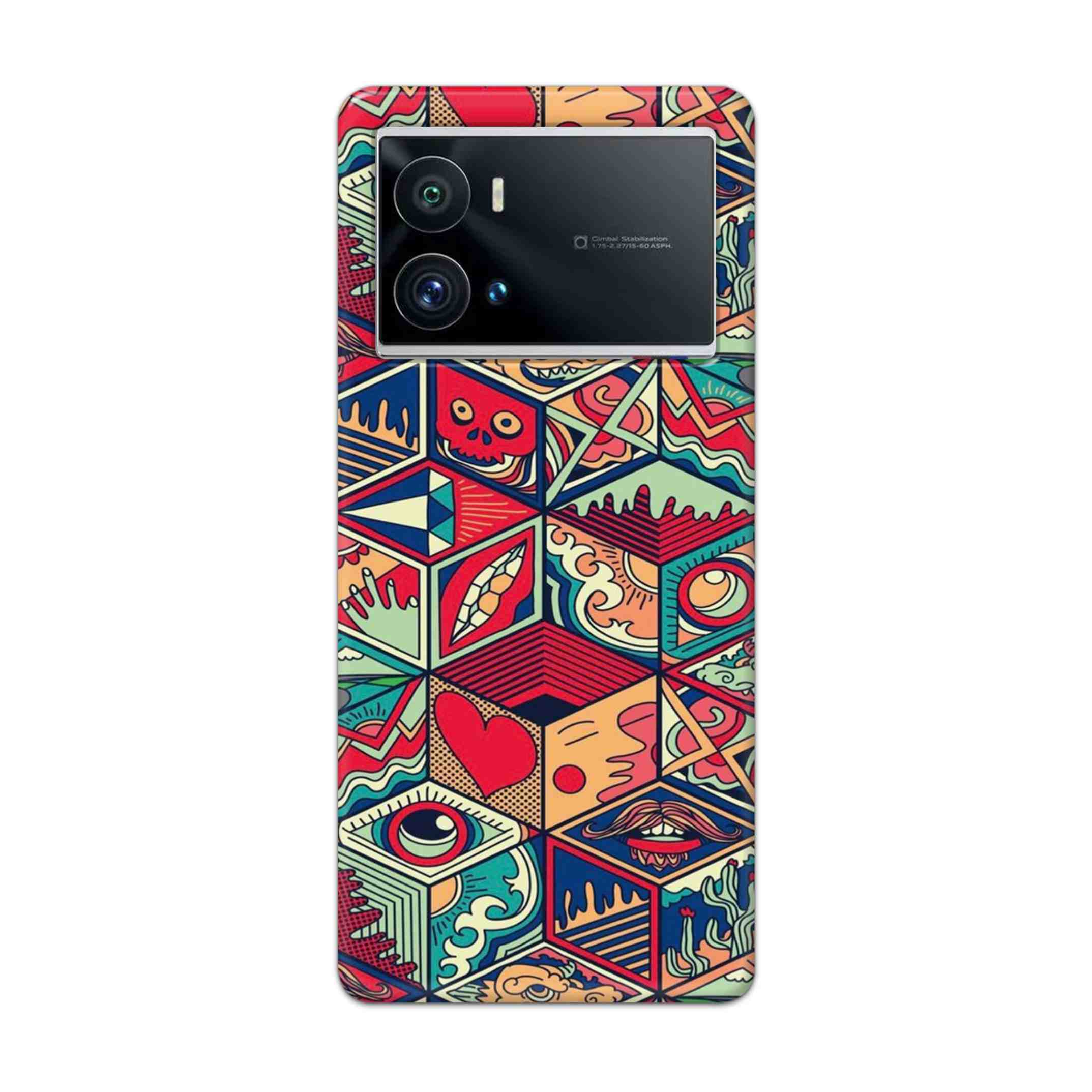 Buy Face Mandala Hard Back Mobile Phone Case Cover For iQOO 9 Pro 5G Online