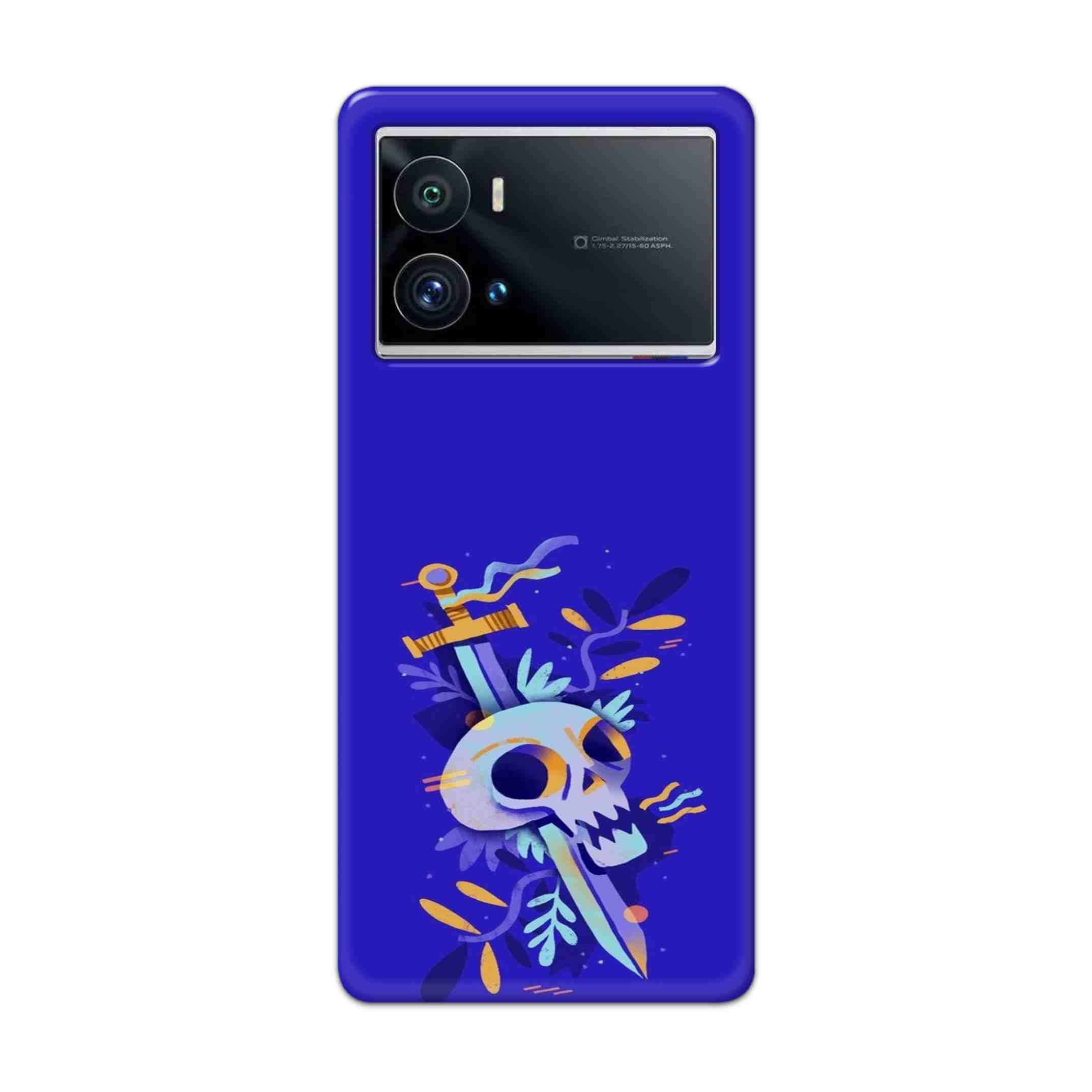 Buy Blue Skull Hard Back Mobile Phone Case Cover For iQOO 9 Pro 5G Online