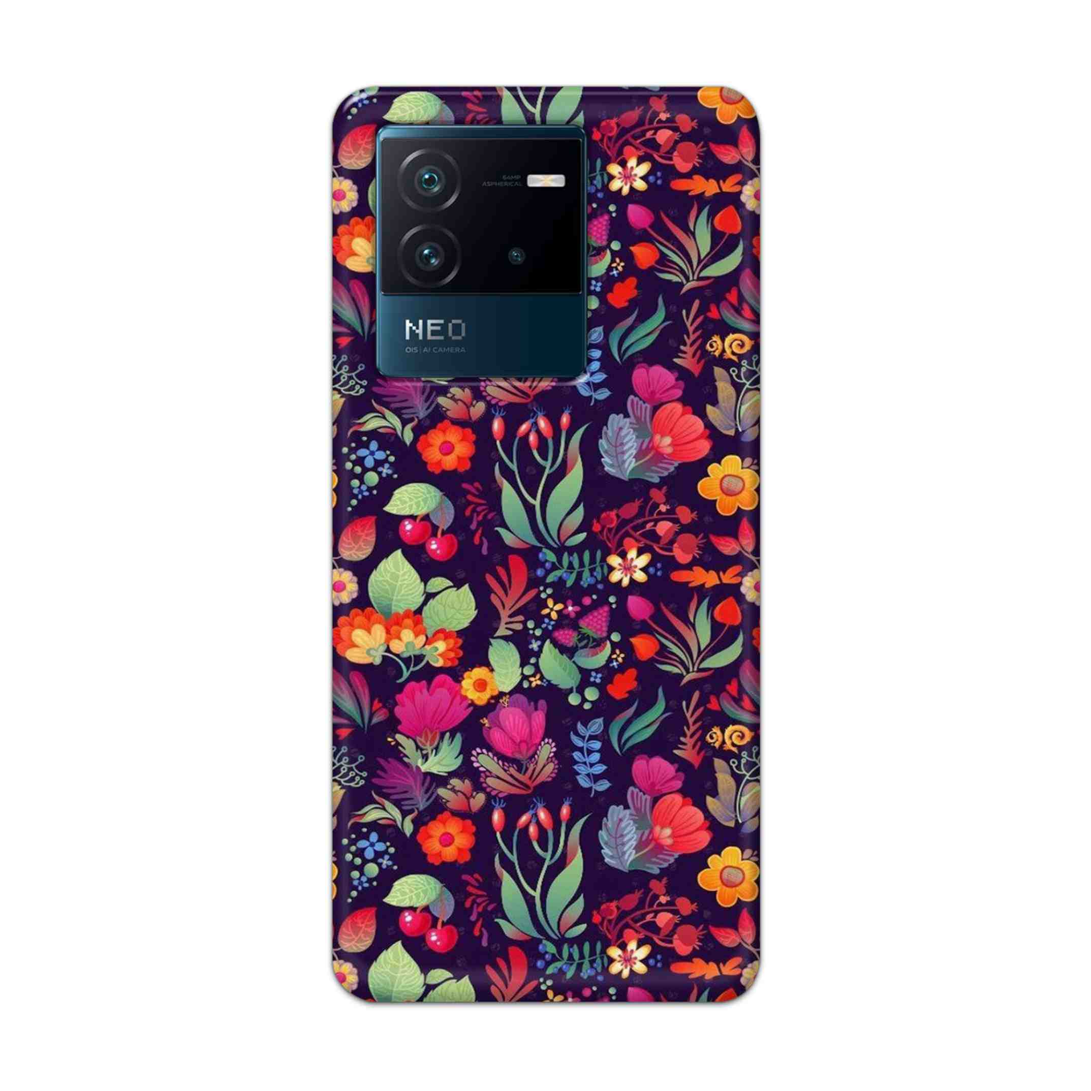 Buy Fruits Flower Hard Back Mobile Phone Case Cover For iQOO Neo 6 5G Online