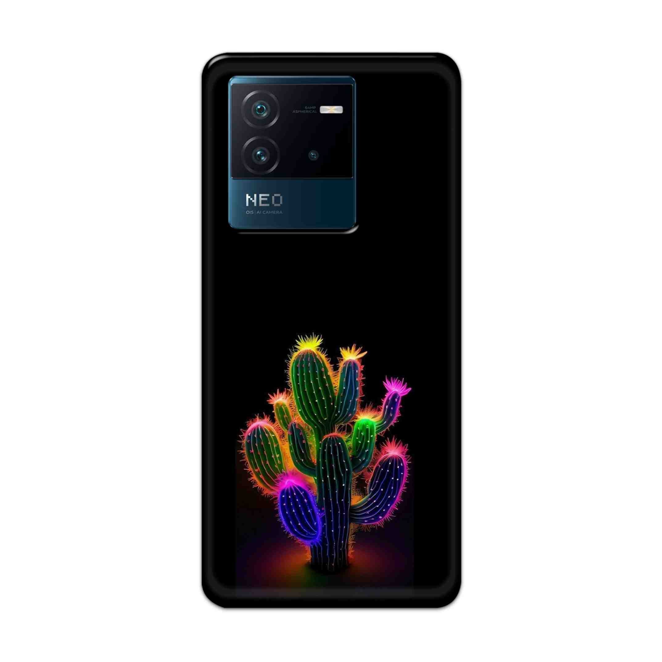 Buy Neon Flower Hard Back Mobile Phone Case Cover For iQOO Neo 6 5G Online