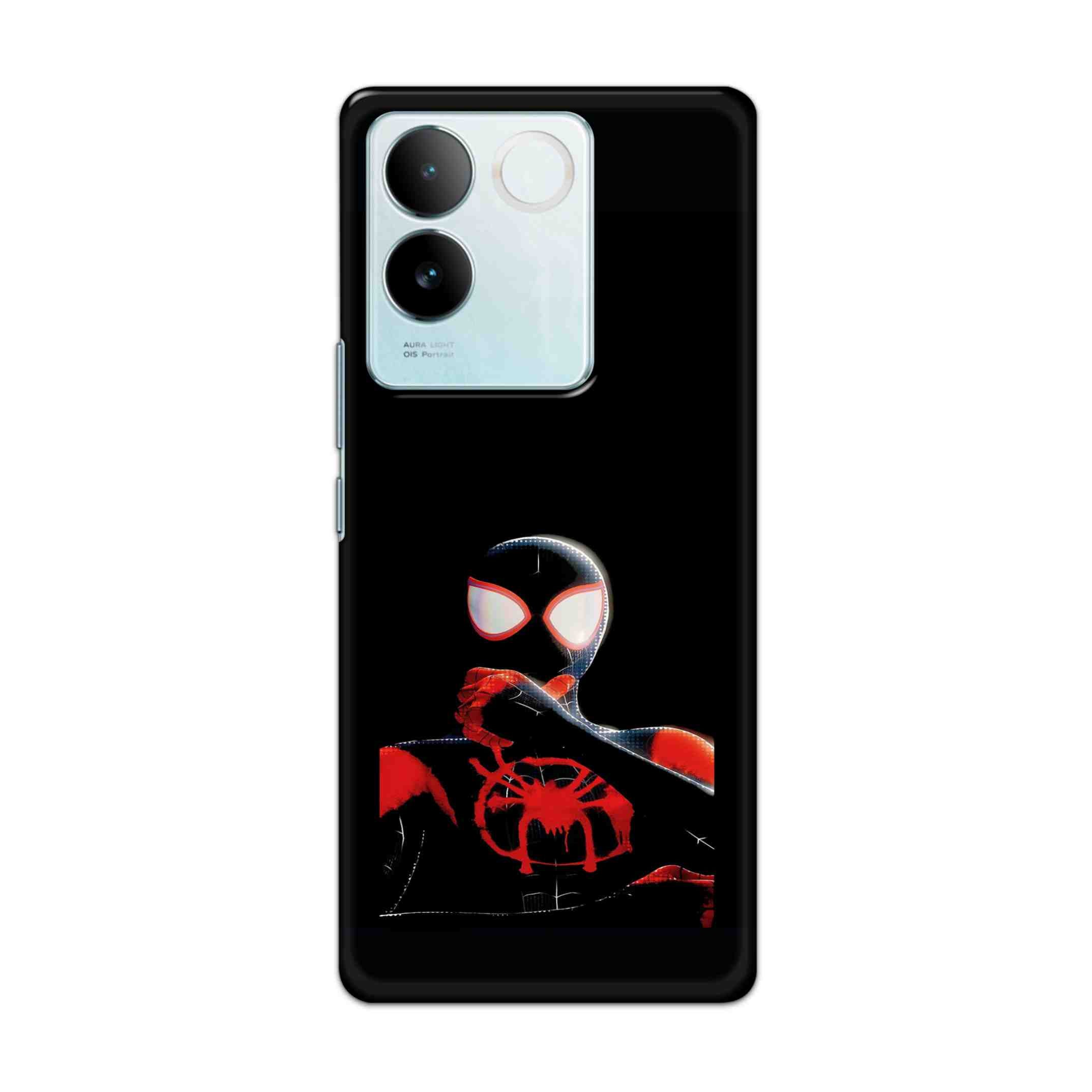 Buy Black Spiderman Hard Back Mobile Phone Case/Cover For iQOO Z7 Pro (5G) Online