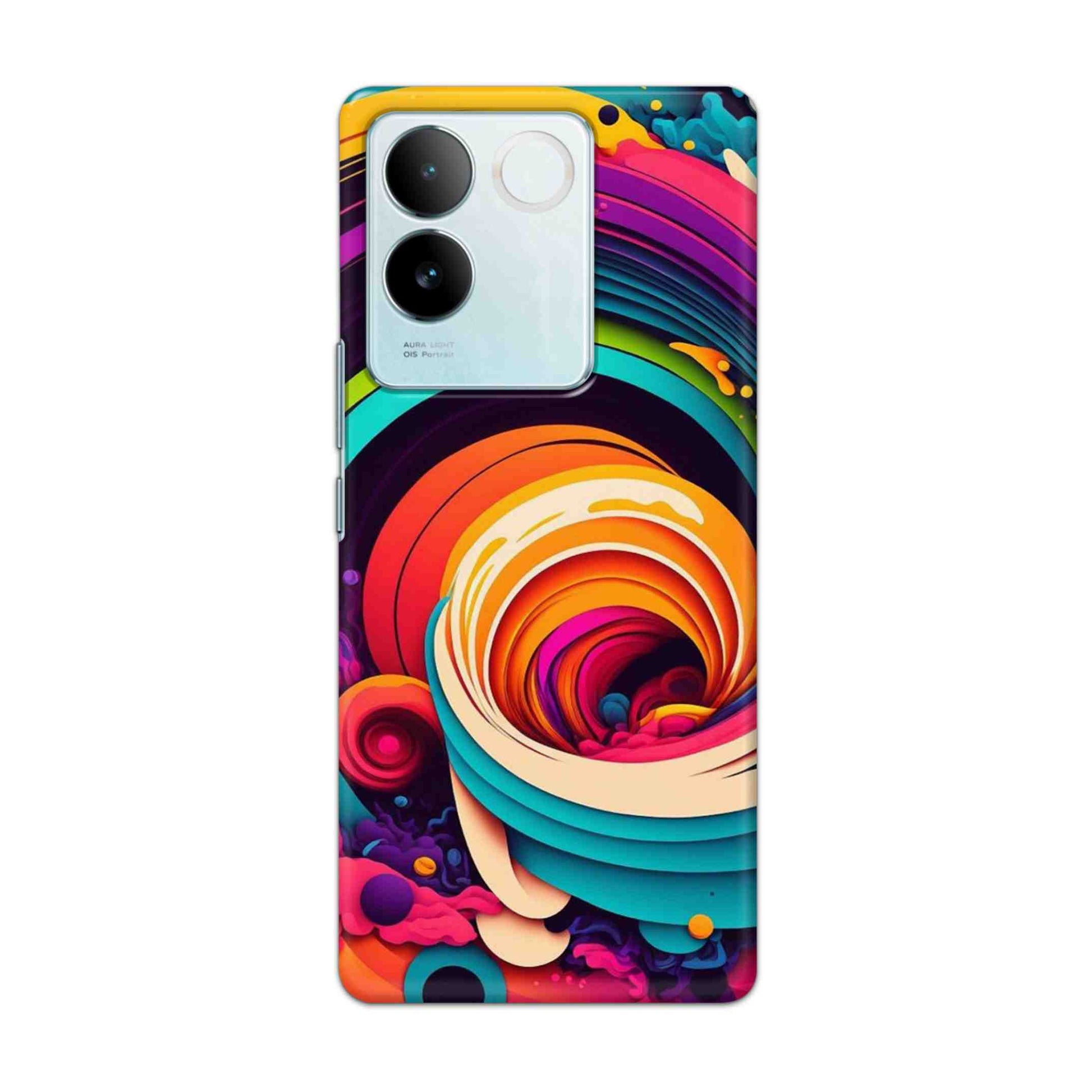 Buy Colour Circle Hard Back Mobile Phone Case/Cover For iQOO Z7 Pro (5G) Online