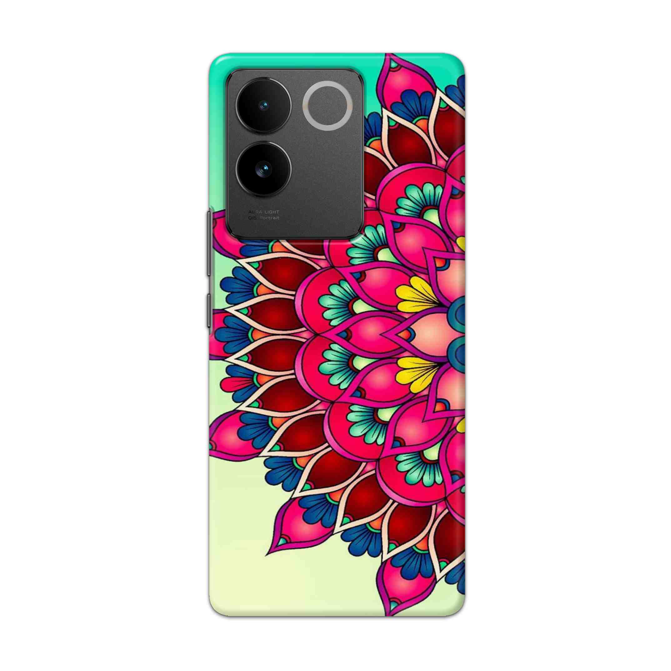 Buy Flower Mandala Hard Back Mobile Phone Case/Cover For vivo T2 Pro 5G Online