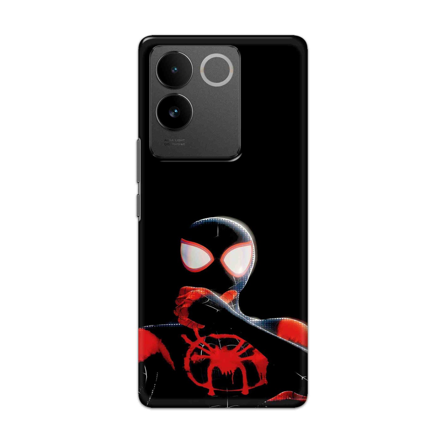 Buy Black Spiderman Hard Back Mobile Phone Case/Cover For vivo T2 Pro 5G Online